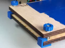 Printrbot Simple Bed Leveling Screws