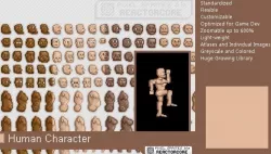 PSRC Human Character Low-poly  3D model