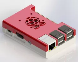 Raspberry Pi B+ Case with Fan Mounting Holes