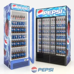 refrigerator pepsi 3D model