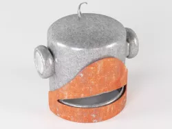 Robot head 1 3D model