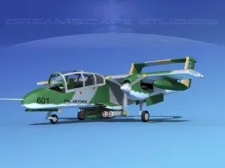Rockwell OV-10 Bronco Philippines 3D model