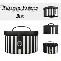 Round Decor Box - Jewellery Box 3D model