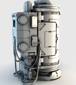 Sci-Fi Elements 3D model