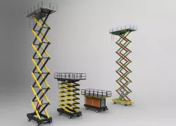 Scissor Lift, 16 m, solidworks 2011