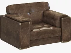 Smania Livingstone armchair 3D model