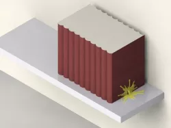 Splash like book holder