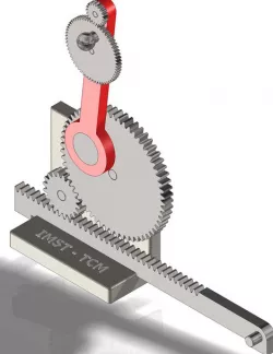 Spur Gear and Rack - Dynamic Demo