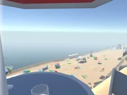 Summer Beach - Low Poly Low-poly  3D model