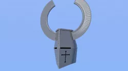 Teutonic Knight Helmet Low-poly  3D model