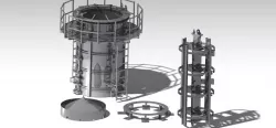 Tool for large concrete pipes production