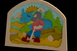 Tray Puzzle Wooden Toy
