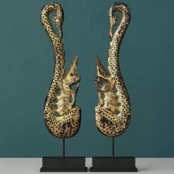 Wood Thai Naga 3D model