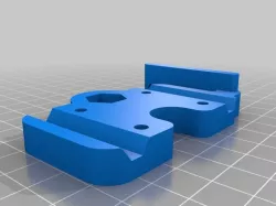 X-End Bottom clamp with incorporated mechanical endstop holder