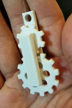 2 Gears Pendant