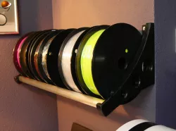3D filament holder wall mount