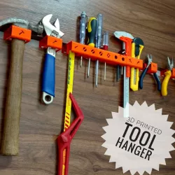 3D printed tool hanger
