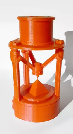 3D Printer Printing Trophy