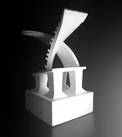3D Printing Industry Awards Music Keyboards Trophy