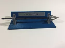 Arrow with stand