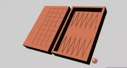 Backgammon + Chess + Checker _ Board