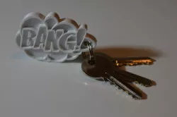 BANG! Comic Keychain Hanger