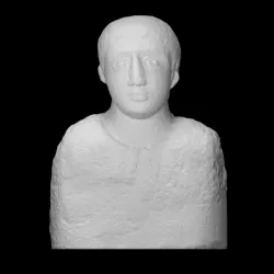 Bust of a man