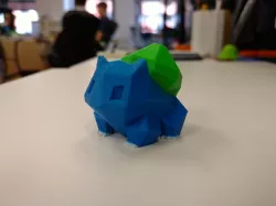 Color Low-Poly Bulbasaur