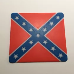 Confederate Flag Coaster