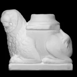 Couchant lion