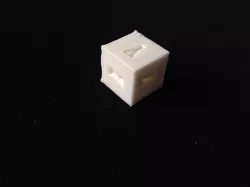 Cube 15mm X,Y,Z calibrage