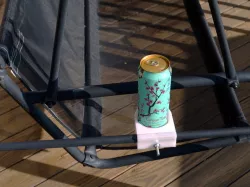 Cup Holder for a Porch Swing