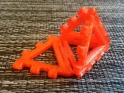 Customizable Hinge/Snap Tetrahedron Net