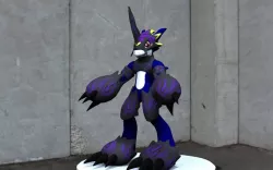 Dark Flamedramon Action Figure Statue