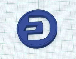 Dash Coin / Logo coin / cryptocurrency