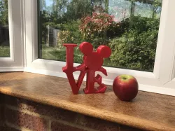Disney Mickey LOVE Letters