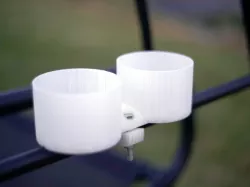Double Cup Holder for a Porch Swing