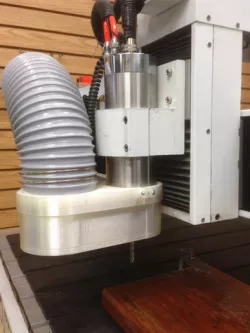 Dust Shoe for CNC Router table
