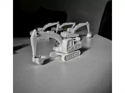 Easy to print Generic Excavator (esc: 1:100)