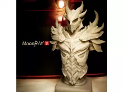 Elder Scrolls Skyrim Daedric Armor Bust