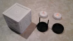 Electric candle support