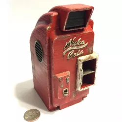 Fallout 4 Nuka-Cola Machine (1:18 Scale) with Nuka-Cola Bottle