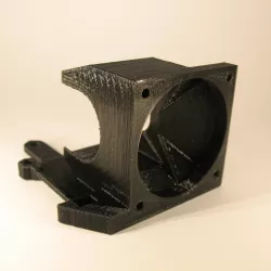 Fanduct Hotend Argento con Fan de Capa tipo MK2