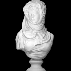 Fantasy Bust of a Veiled Woman (Marguerite Bellanger?)