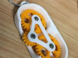 Fidget Gear Keyring