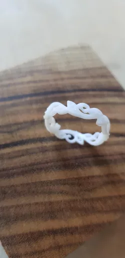 floral ring with diamonds