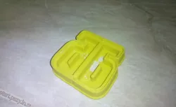 Font cookie cutter