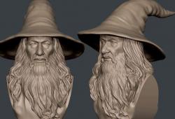 Gandalf Bookmark - Lord of the Rings Creative 3D model 3D