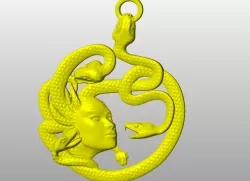 Greek goddess-Medusa-keychain