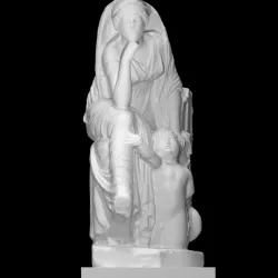 Group with Female Deities with a Triton
